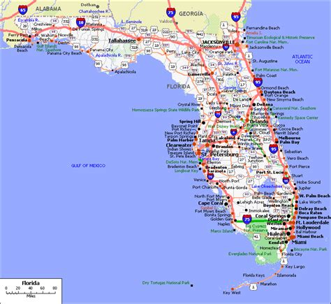 Map Of Florida With Highways