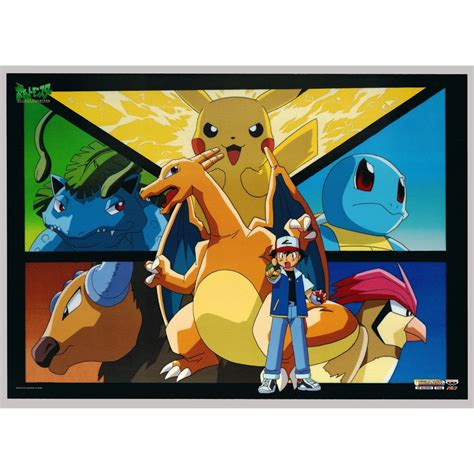 Original Pokemon Anime Poster