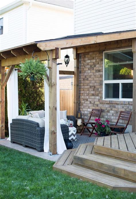 How To Build A Covered Patio Take The Indoors Outside By Building A