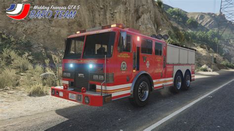 Camion De Pompiers Véhicule De Secours Routier Vehicules Pour Gta V