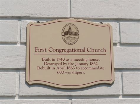 First Congregational Church Historical Marker