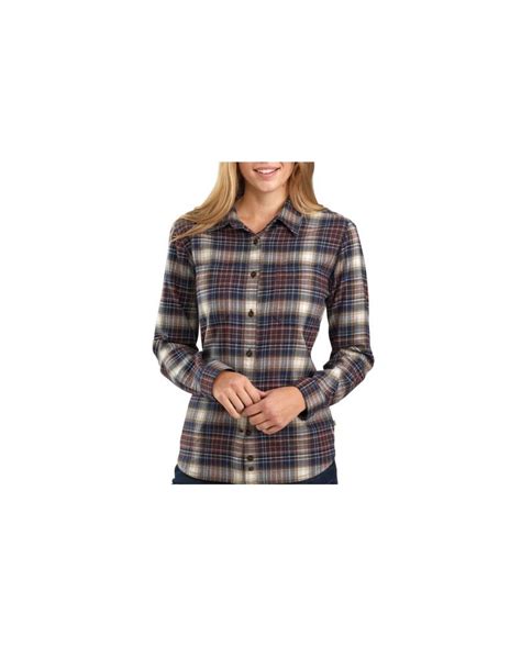 Carhartt® Ladies Rugged Flex Flannel Shirt Fort Brands