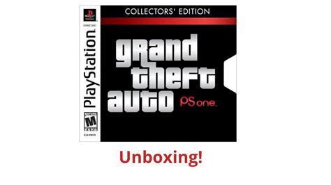 Grand Theft Auto Ps1 Collectors Edition Boxset Unboxing Rockstargames
