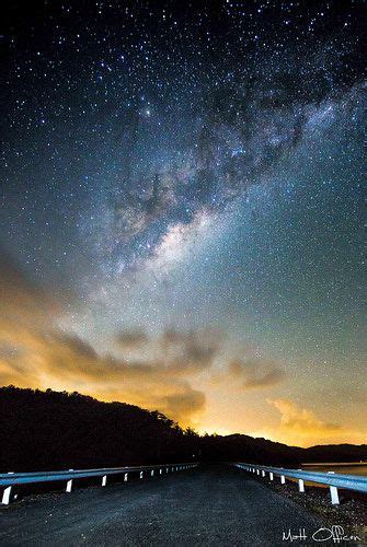 Milky Way Moon Set Brisbane Australia 3370 5034 Milky