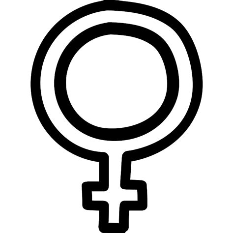 Female Hand Drawn Symbol Outline Vector Svg Icon Svg Repo