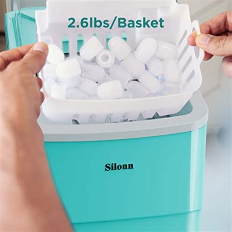 Silonn Ice Makers Countertop Cubes Ready In Mins Lbs In Hrs