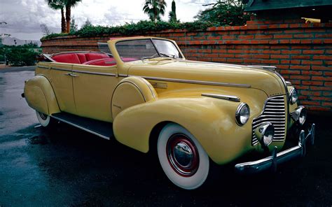 Vintage Old Cars Buick Antique Yellow Cars Wallpaper 1920x1200