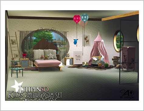 Sims 4 Ccs The Best Lilipinso Kids Bedroom Set New Meshes By Daer0n