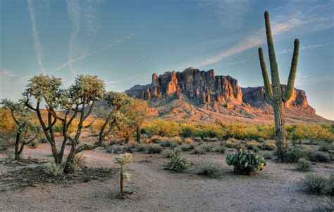 Superstition Mountains Sunset Superstition Mountains Superstition