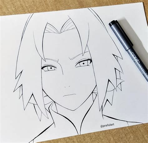 My Drawing Of Sakura Let Me Know What You Think Rnaruto