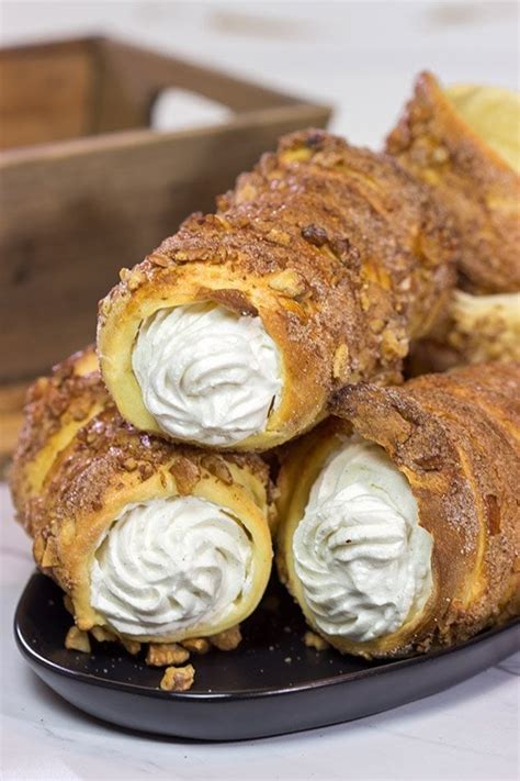 Trdelnik Czech Cinnamon Sugar Pastry Sweet Pastries From Prague