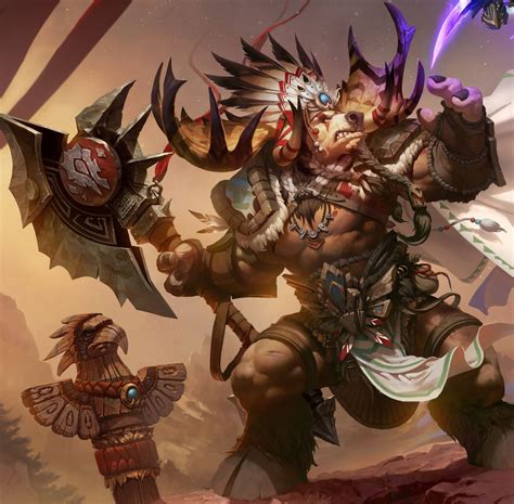 World Of Warcraft Highmountain Tauren Druid Forms World Of Warcraft