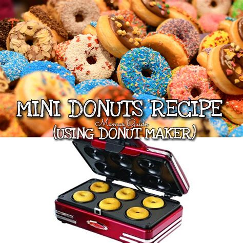 Mini Donut Maker Basic Donut Recipe Donut Batch Papigonita
