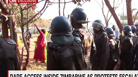 Anti Government Protests On The Rise In Zimbabwe Cnn