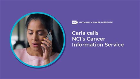 Carla Calls Ncis Cancer Information Service Youtube
