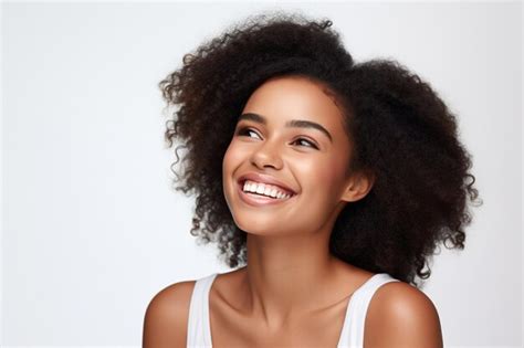 Premium Photo Perfect Healthy Teeth Smile Of A Young African American
