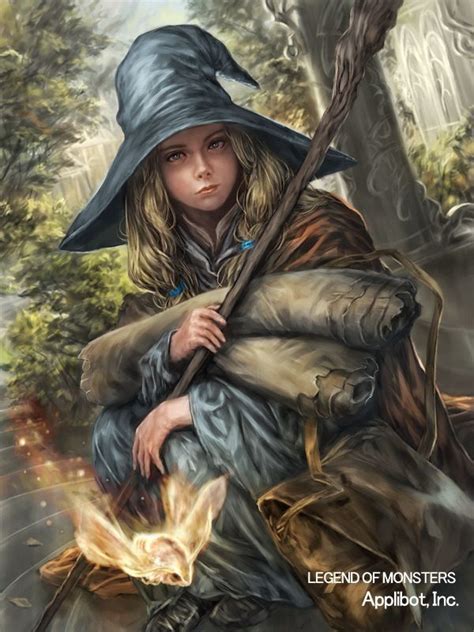 Female Wizard Druid Human Half Elf Dandd Dnd Fantasy Magic 3d Fantasy