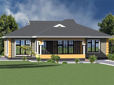 Some Best House Plans In Kenya 3 Bedrooms Bungalows Hpd