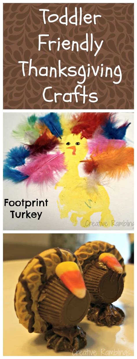 Comes with free printable labels. Toddler Friendly Thanksgiving Crafts - Creative Ramblings
