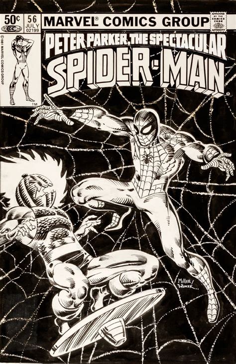 Spectacular Spider Man By Frank Miller Comic Book Artwork Spiderman