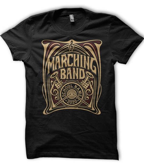 Marching Band 3 Print Ready T Shirt Design Buy T Shirt Designs
