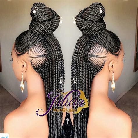 Last but not least, we would like to suggest a beautiful hairdo with beads attached to the bottoms of the cornrow braids. Gorgeous Ways To Style Your Cornrow Hairstyles - Wedding Digest Naija Blog