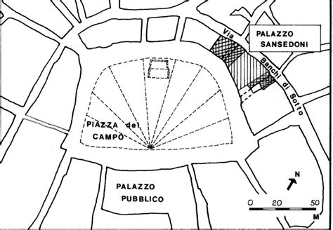 Siena Piazza Del Campo Plan Justin Seaman Flickr