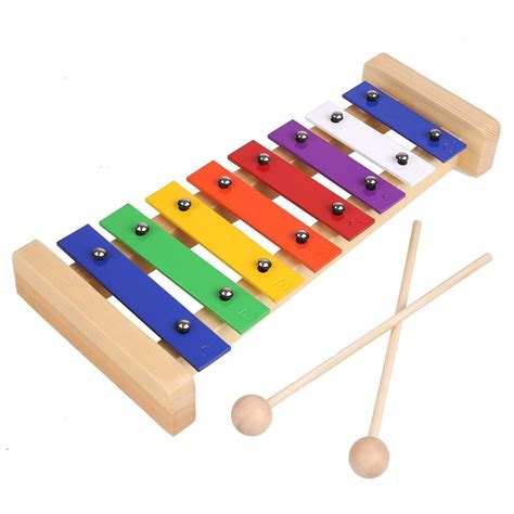 Mvpower Xylophone En Bois Jouet Instrument De Musique Pour Enfants Bébé