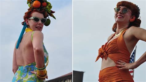 Photos Bathing Beauties Rock Vintage Swimwear On Galveston Island Abc13 Houston