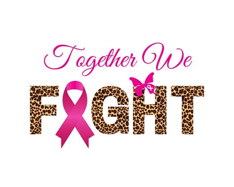Together We Fight Breast Cancer Awareness We Fight Wear Etsy
