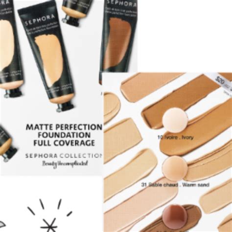 Free Sephora Collection Matte Perfection Foundation Samples Oh Yes It