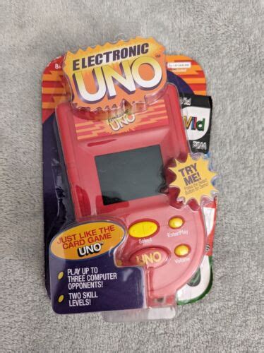 Electronic Uno Official Handheld Game W Color Screen 2021 Brand New