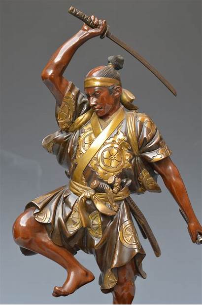 Samurai Warrior Bronze Japanese