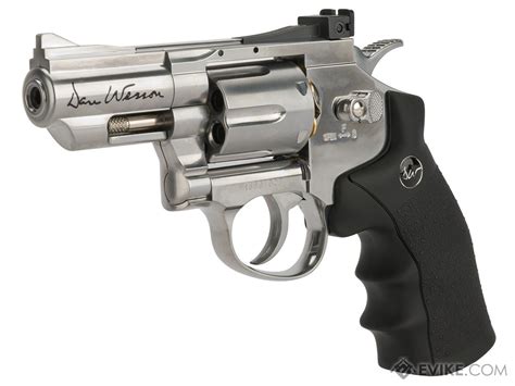 Asg Dan Wesson Co2 Powered 45mm Airgun Revolver Color Silver 25