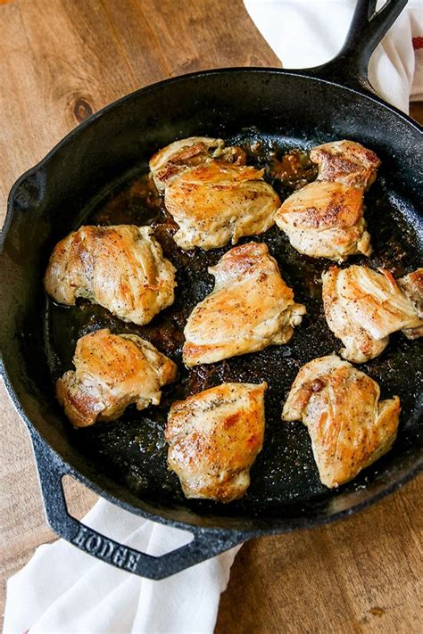 The 15 Best Ideas For Cast Iron Skillet Chicken Thighs Boneless Skinless Easy Recipes To Make