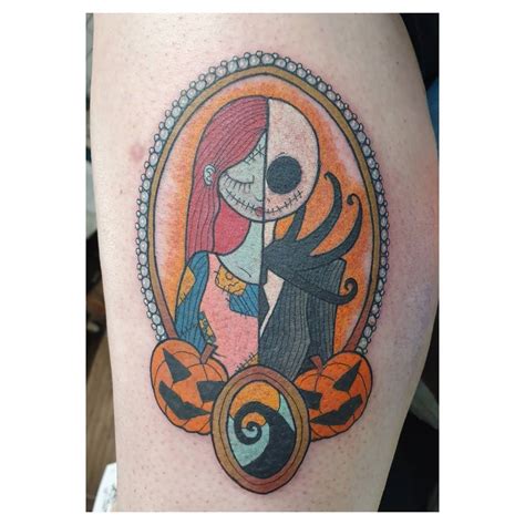 Jack And Sally And Zero Tattoos