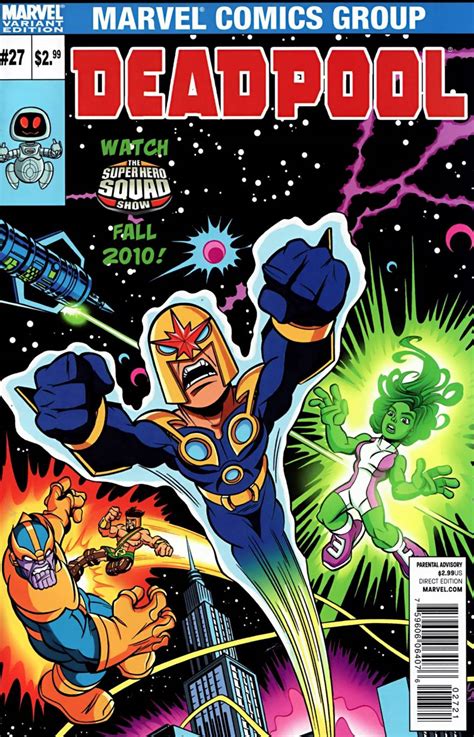 Deadpool 27 Super Hero Squad Variant Comic Art Community Gallery Of