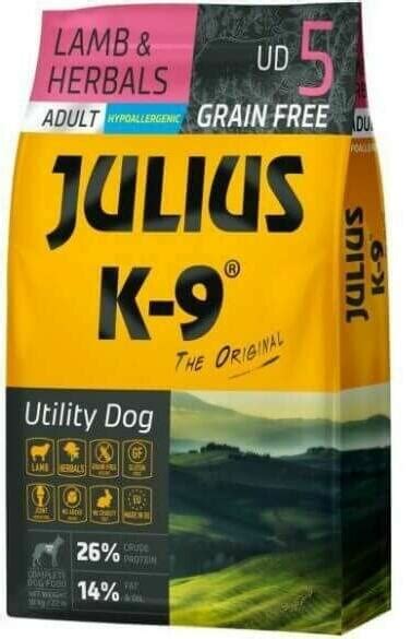 Vásárlás Julius K9 Hypoallergenic Utility Dog Adult Lamb And Herbals