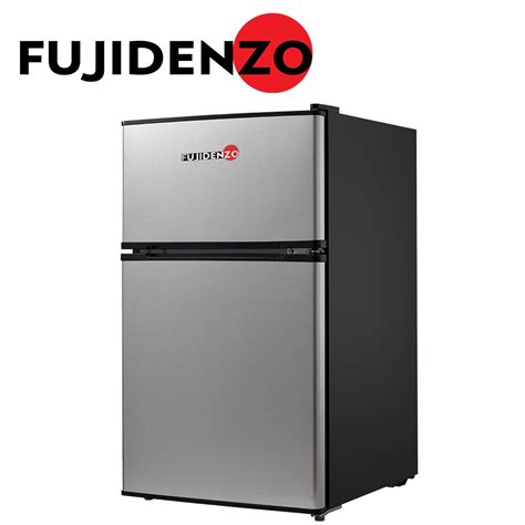 Fujidenzo 35 Cu Ft Two Door Personal Refrigerator Rdd 35 T Titanium