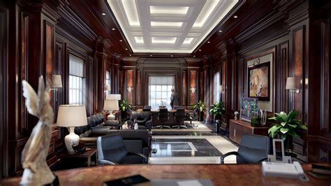 Luxury Office Interior Design On Behance Luxury Office Interior