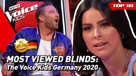 Top 10 Most Viewed Blind Auditions Of 2020 Germany 🇩🇪 The Voice