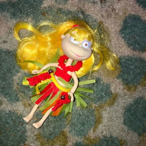 Nickelodeon Toys Vintage Rugrats Totally Angelica Pickles Doll Nickelodeon Hawaiian Mattel