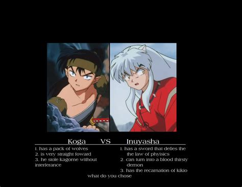 Koga Vs Inuyasha By Codehostclub On Deviantart