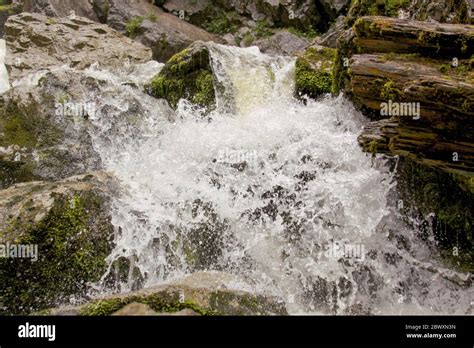 Waterfall Fast Shutter Speed In Apuseni Mountains Natural Park Romania