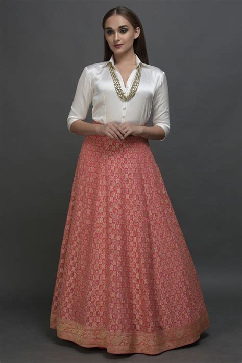 Buy Indo Western Skirt And Top In Stock