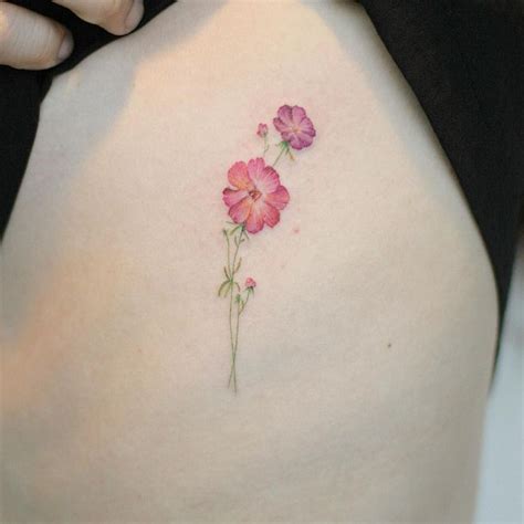 October Birth Flower Tattoo Designs
