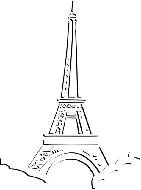 Eiffel Tower Drawing Outline At Explore Collection
