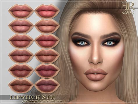 Frs Lipstick N101 By Fashionroyaltysims At Tsr Sims 4 Updates