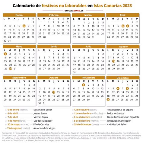 Calendario De Festivos 2023 Canarias Wikipedia Imagesee