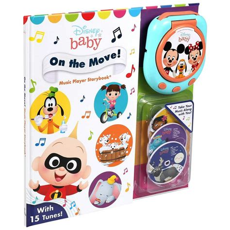 Music Player Storybook Disney Baby On The Move Music Player